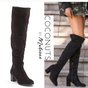 OTK suede black boots from Coconuts by Matisse